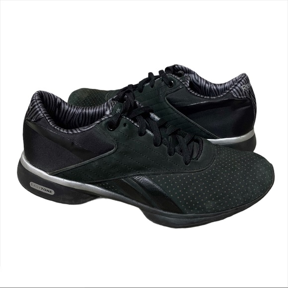 Reebok | Shoes | Reebok Easytone Go Outside Ii Black Suede Zebra 9 |  Poshmark